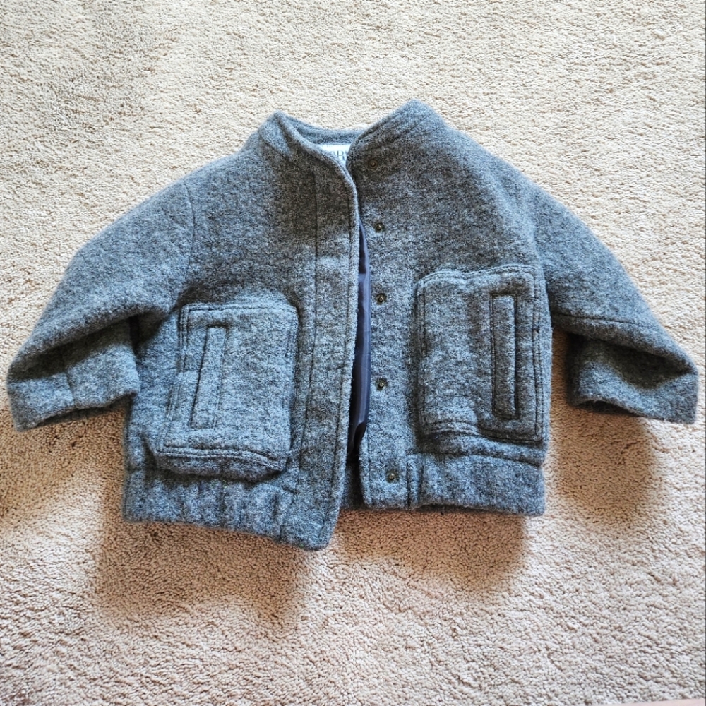 Zara Gray Toddler Jacket - 3 - 4